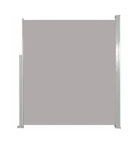vidaXL Side Awning Grey