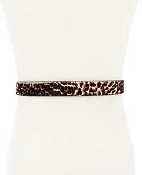 kate spade new york Leopard Print Molten Buckle Belt