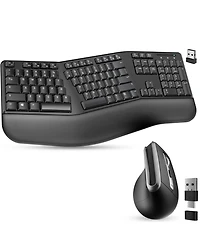 Delton G20 Wireless Ergonomic Keyboard & Optical Vertical Mouse Set (DKMKITERG20-wb)