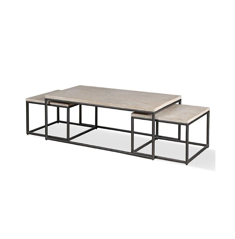 Parker House Furniture Parker House Crossings Monaco Rectangular Nesting Cocktail Table