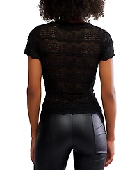 Free People Women's Angelina Lace T-Shirt