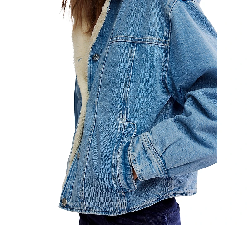Free People Women's Asher Oversized Long Sleeve Jacket