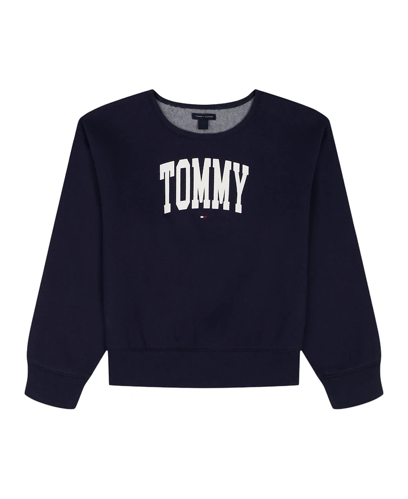 Tommy Hilfiger Girls 7-16 Raw Edge Sweatshirt