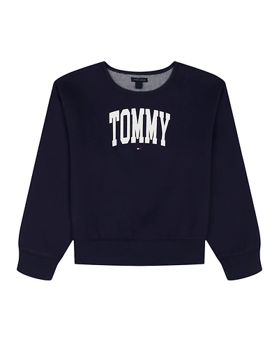 Tommy Hilfiger Girls 7-16 Raw Edge Sweatshirt