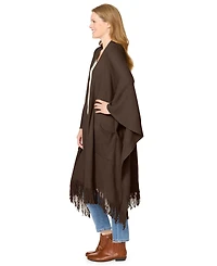 Woman Within Women's Fringed Cape