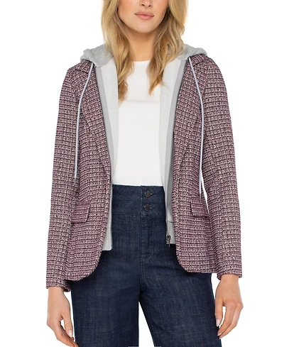 Liverpool Los Angeles Women's Notch Collar Boyfriend Blazer