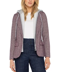 Liverpool Los Angeles Women's Notch Collar Boyfriend Blazer