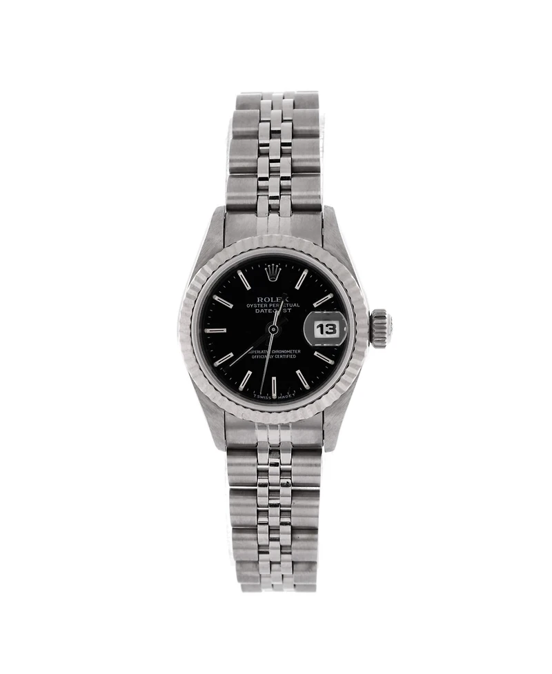 Pre-Owned Rolex Oyster Perpetual Datejust Automatic Watch in Stainless Steel and White Gold 26mm