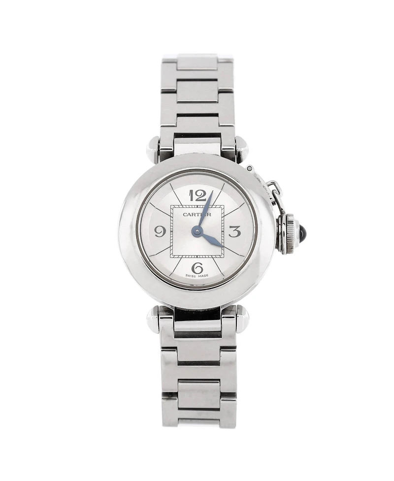 Pre-Owned Cartier Miss Pasha Quartz Watch in Stainless Steel 27mm