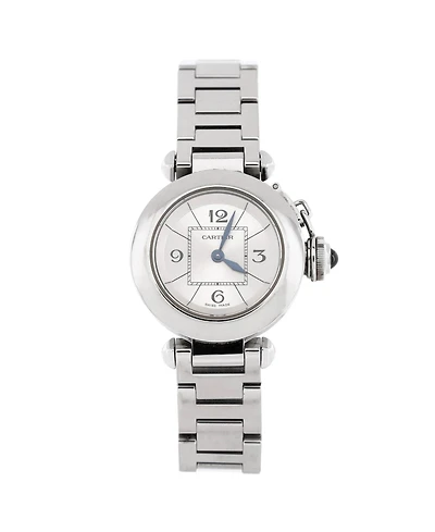 Pre-Owned Cartier Miss Pasha Quartz Watch in Stainless Steel 27mm