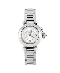Pre-Owned Cartier Miss Pasha Quartz Watch in Stainless Steel 27mm