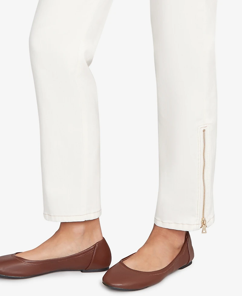 Ruby Rd. Petite Zipper Hem Pull-On Pants