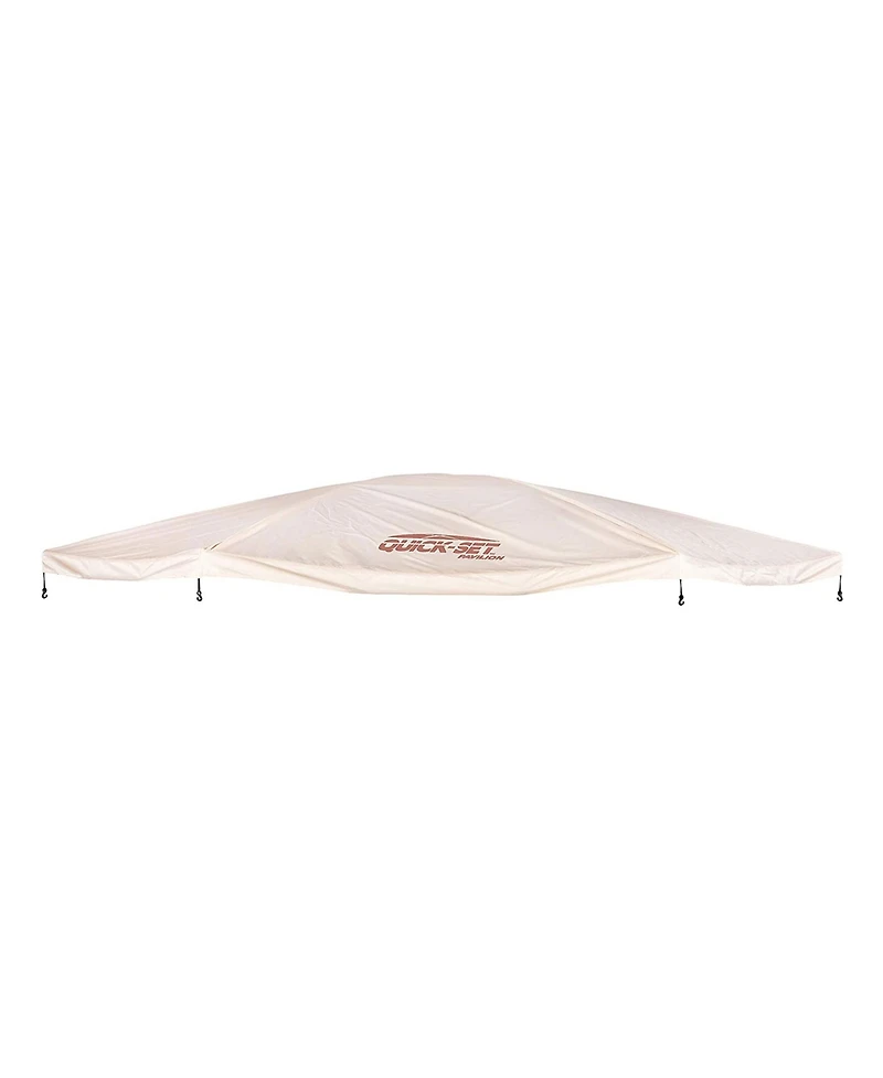 Clam Quick-Set Pavilion Screened Canopy Tent Rain Fly Tarp, Cover Only, Tan