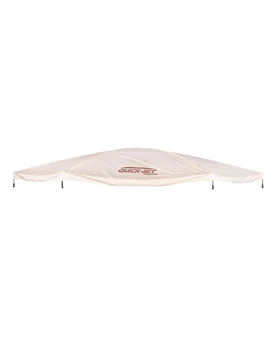 Clam Quick-Set Pavilion Screened Canopy Tent Rain Fly Tarp, Cover Only, Tan