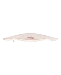 Clam Quick-Set Pavilion Screened Canopy Tent Rain Fly Tarp, Cover Only, Tan