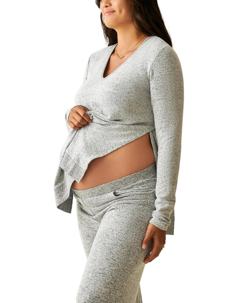 Kindred Bravely Maternity CozyKnit Nursing V-neck Top