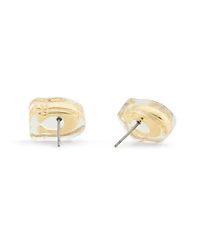 Coach Gold Plated Signature C Stud Earrings