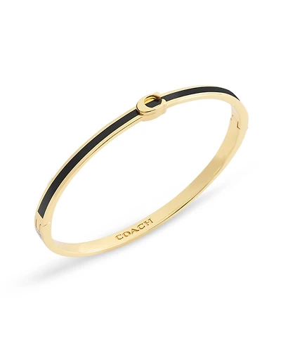 Coach Minimal Hinged Bangle Bracelets