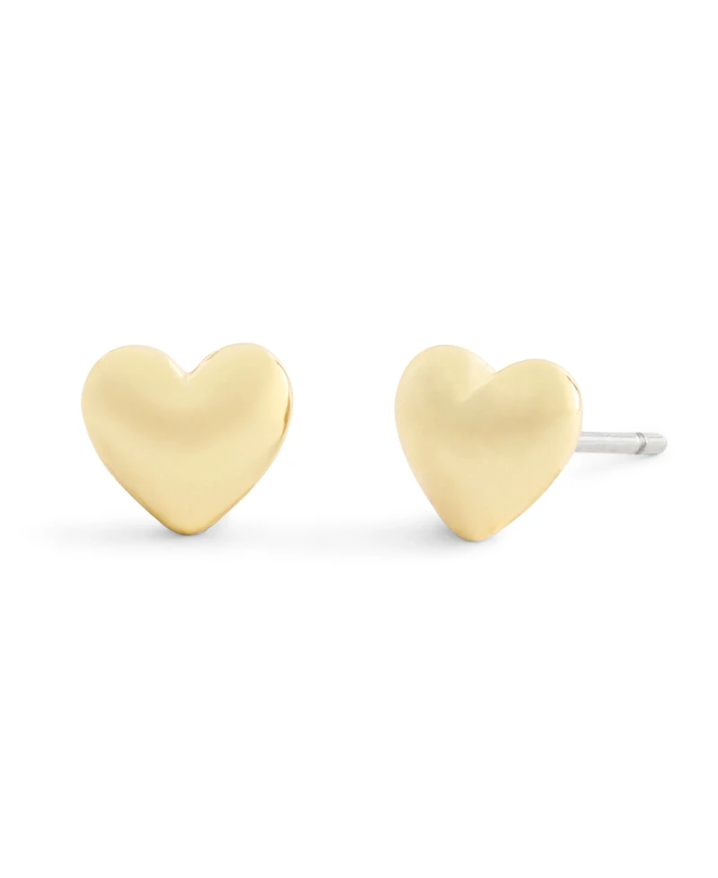 Coach Gold Plated Pave Heart Jewelry Set