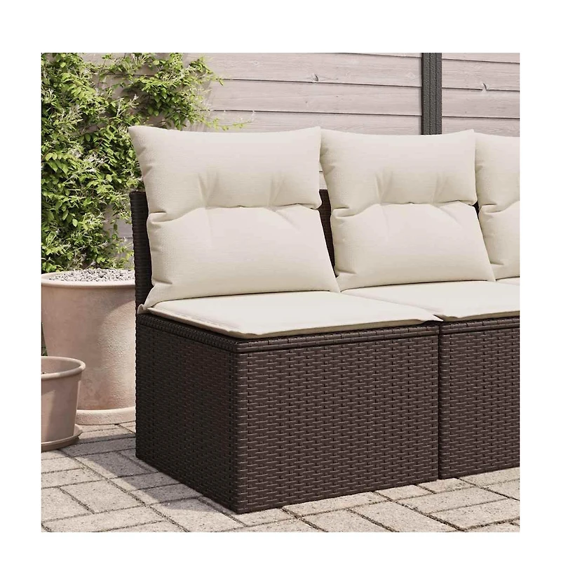 Garden Sofa Brown