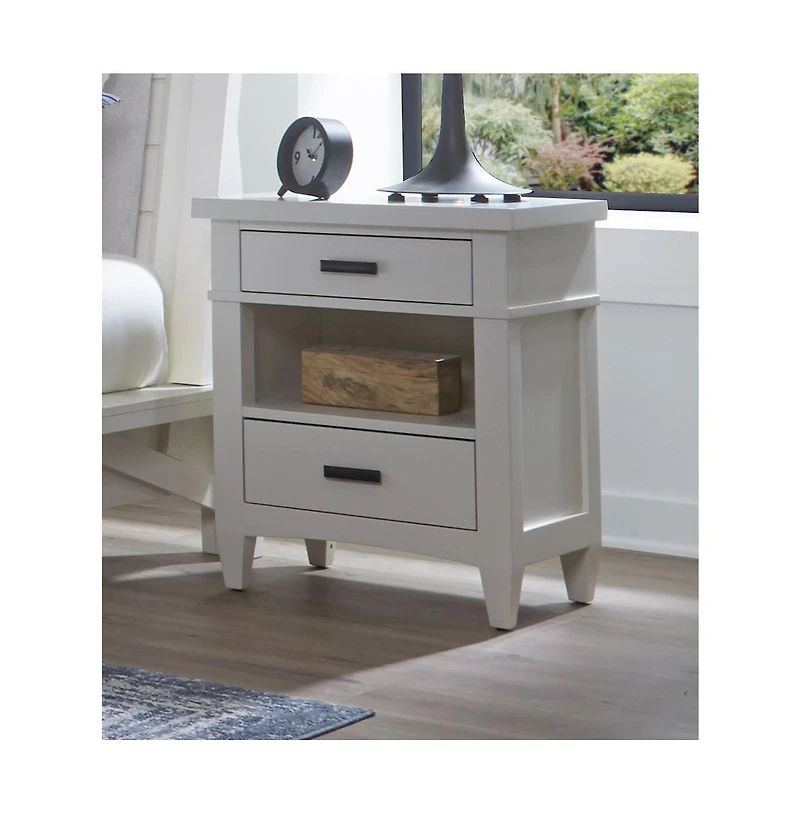 Parker House Furniture Parker House Americana Modern Bedroom 2 Drawer Nightstand