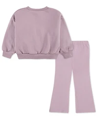 Nike Girls 2T-6X 2-Piece Solid Crewneck Top and Leggings Set