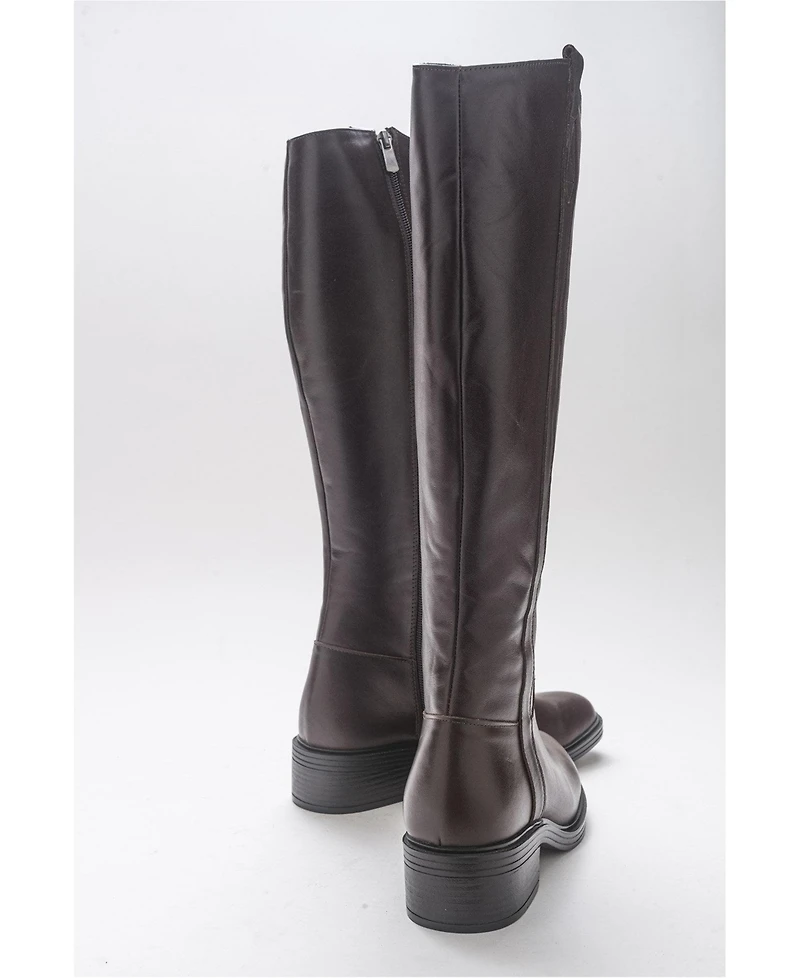Forever & Always Shoes Acro Leather Boot (Women)