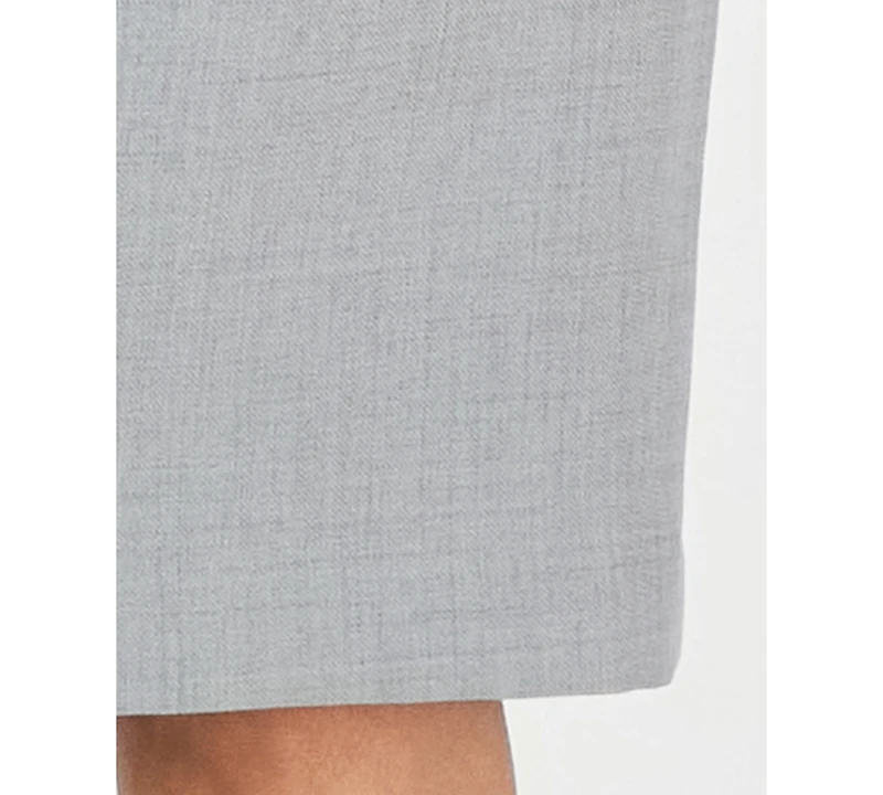 Le Suit Women's Peak-Lapel Slim-Fit Skirt