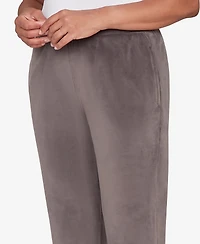 Alfred Dunner Petite Calm Luxe Double Knit Short Length Pants