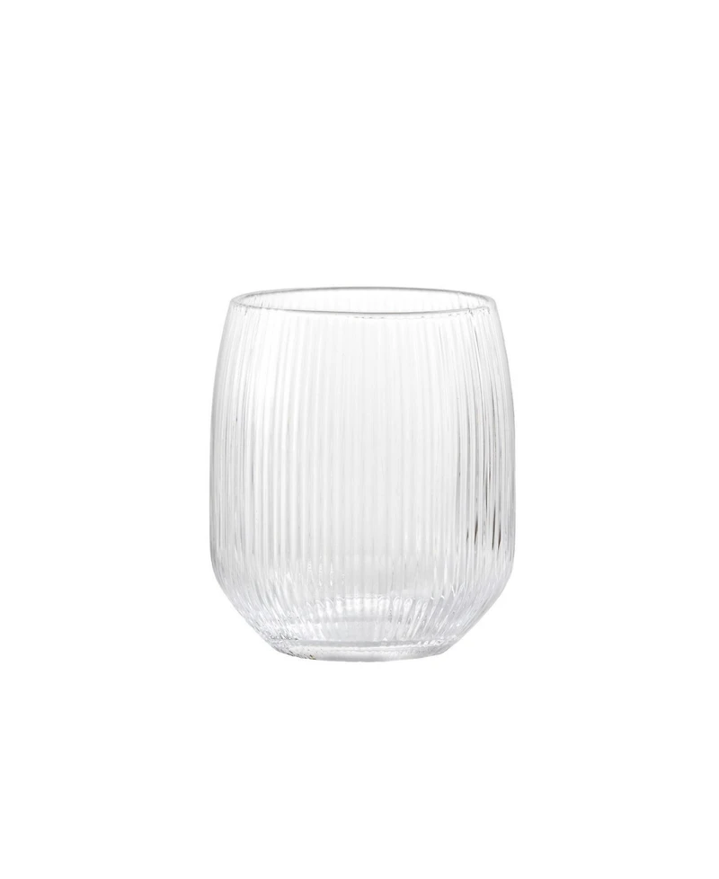 Fortessa Estiva Textured Tall Tumbler Glasses, Set of 4