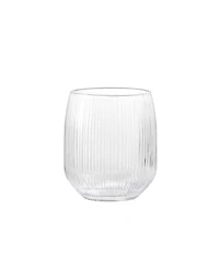 Fortessa Estiva Textured Tall Tumbler Glasses, Set of 4