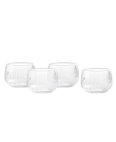 Fortessa Estiva Textured Short Tumbler Glasses, Set of 4