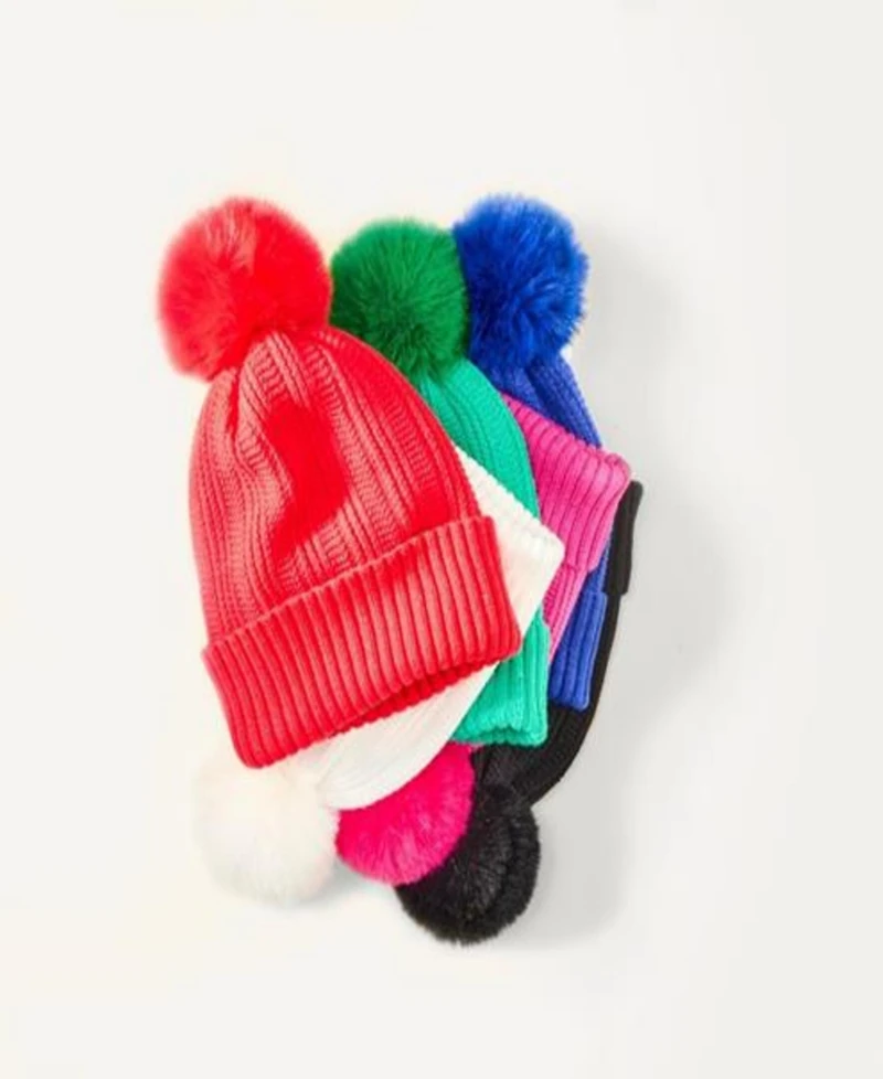 On 34th Boxed Rib-Knit Beanie, Macy's Exclusive