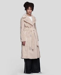 Avec Les Filles Women's Maxi Belted Robe Coat