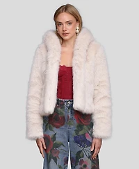 Avec Les Filles Women's Cropped Long Sleeve Jacket