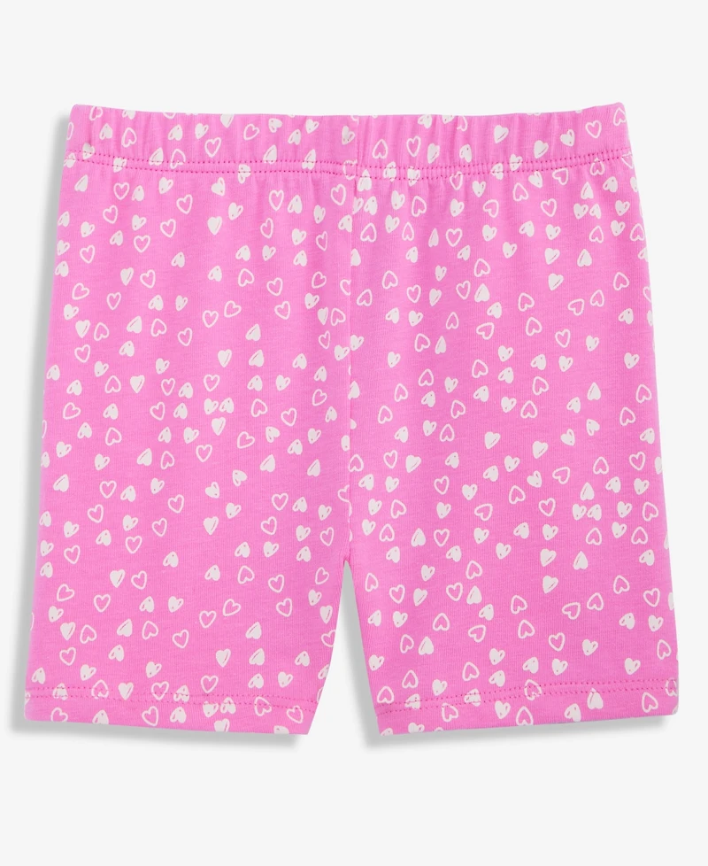 First Impressions Baby Girls Mini Hearts Biker Shorts, Macy's Exclusive