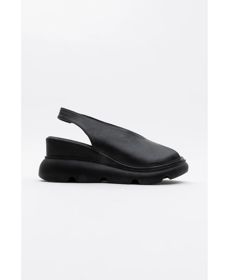 Forever & Always Shoes Sam Leather Platform Sandal (Women)