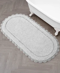 Laura Ashley Crochet Cotton Bath Rug