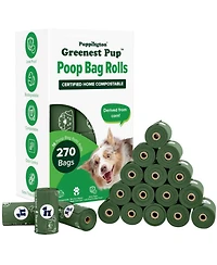 Compo Dog Poop Bags, 270 Bags, Basil Green