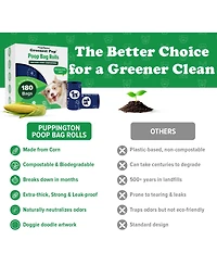 Compo Dog Poop Bags, 270 Bags, Navy Blue