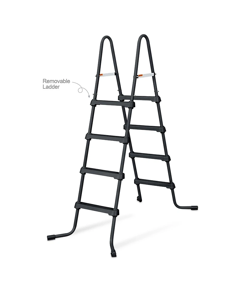 Funsicle 18' x 48" QuickSet Ring Top Above Ground Swimming Pool, Herringbone