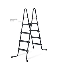 Funsicle 18' x 48" QuickSet Ring Top Above Ground Swimming Pool, Herringbone