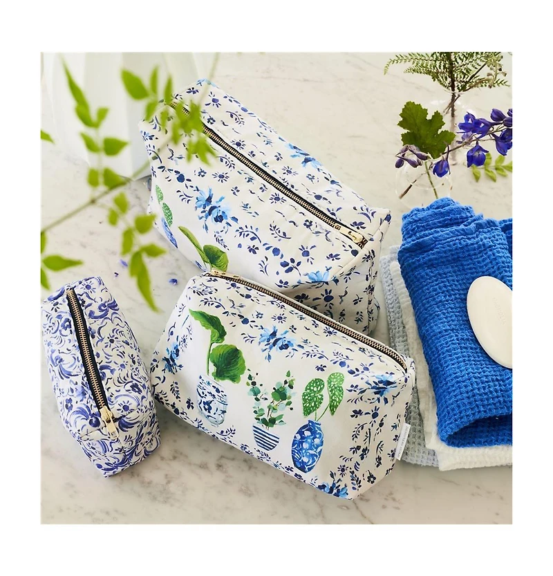 Kawana Delft Large Toiletry Bag