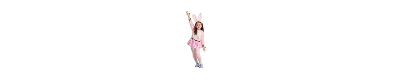 Dress Up America Energizer Bunny Dress Costume Set -Kids Girls