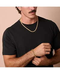 Lucky Brand Mens Gold-Tone Rope Chain Necklace - 22'' Chain