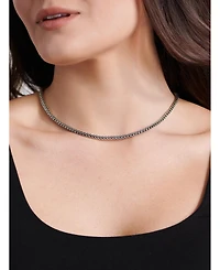 Devata Dragon Bone Round 4mm Chain Necklace in Sterling Silver, 24 inches