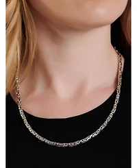 Devata Borobudur Round 4mm Chain Necklace in Sterling Silver, 22 inches