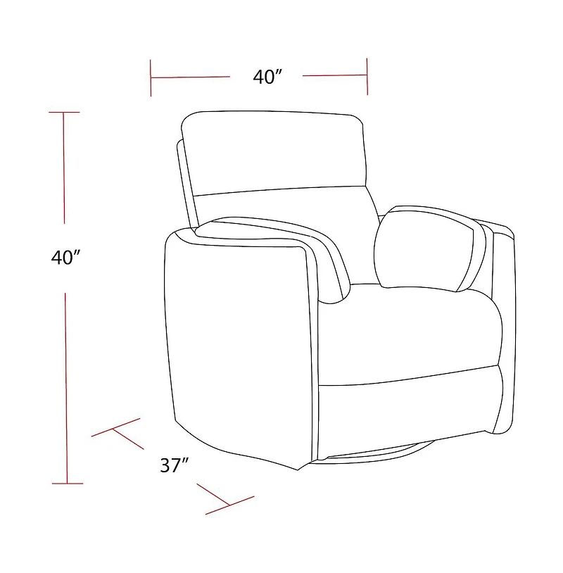Parker Living Mega Power Swivel Glider Recliner Two Pack