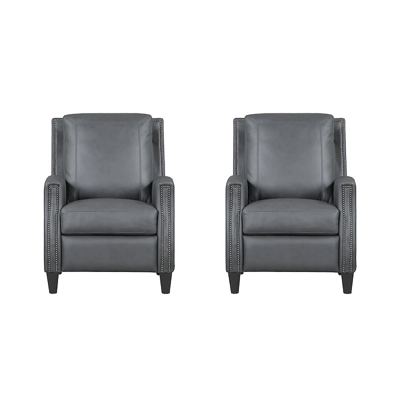 Parker Living Echo Grey Manual Recliner Two Pack
