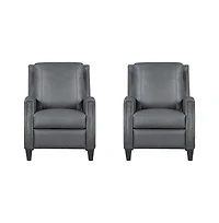Parker Living Echo Grey Manual Recliner Two Pack
